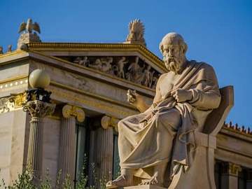 statue of plato